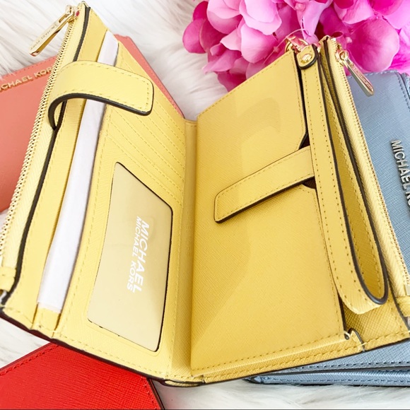 Michael Kors Jet Set Double Zip Wristlet /Wallet - Picture 6 of 6